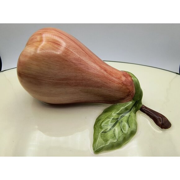 Vintage Christopher Radko Christophers Tree Nut Oval Ceramic Covered Dish - Picture 8 of 8